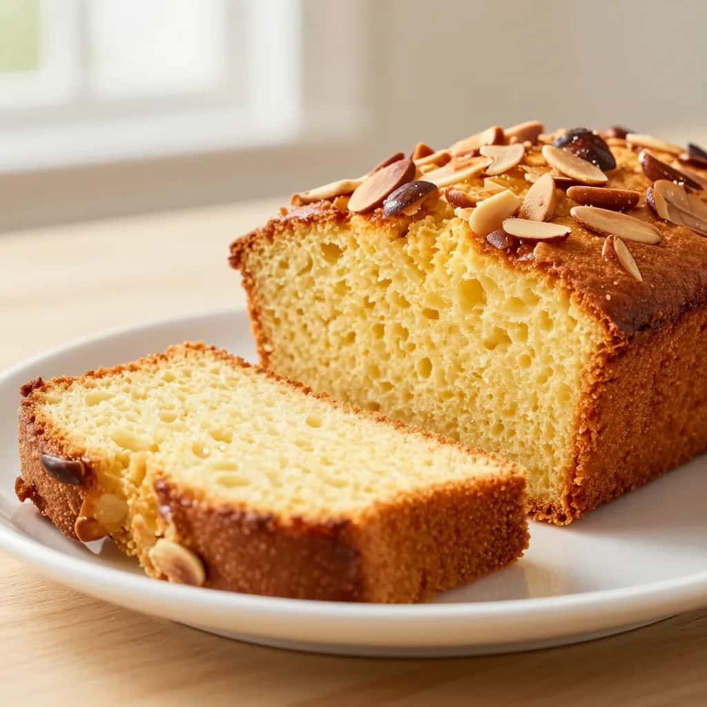 Gâteau au miel et aux amandes en un bol (sans gluten, sans lait)