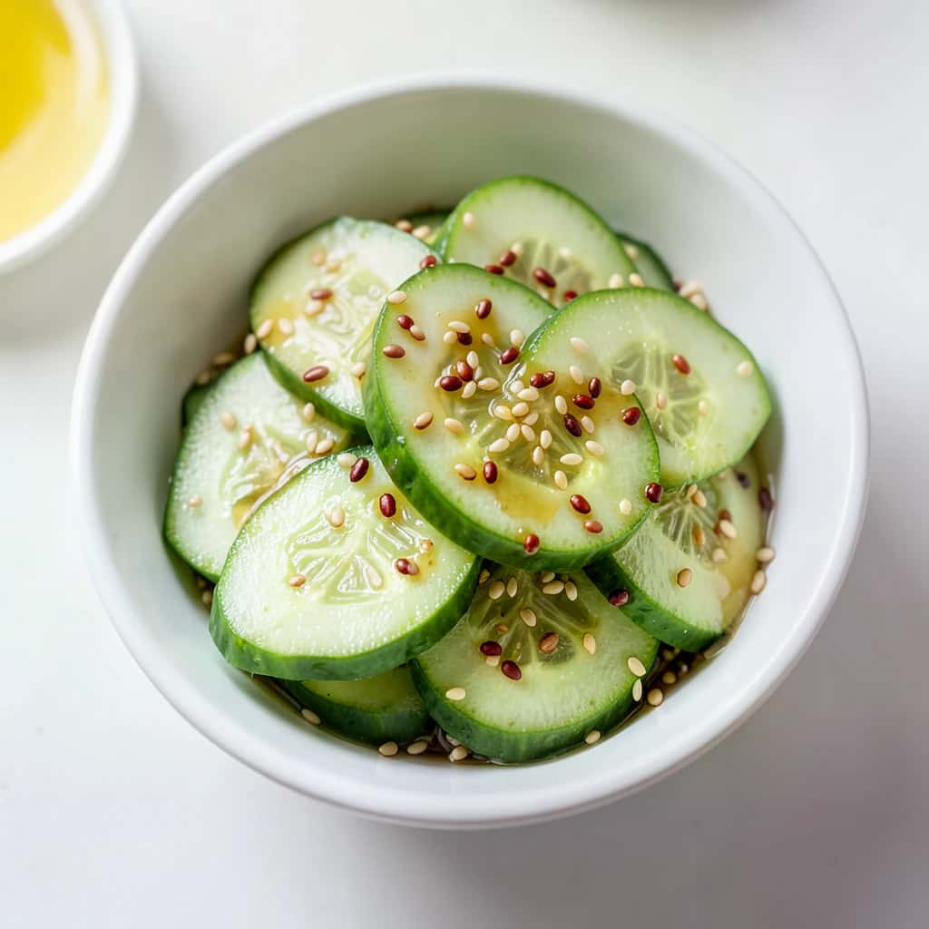Asian Cucumber Salad with Sesame