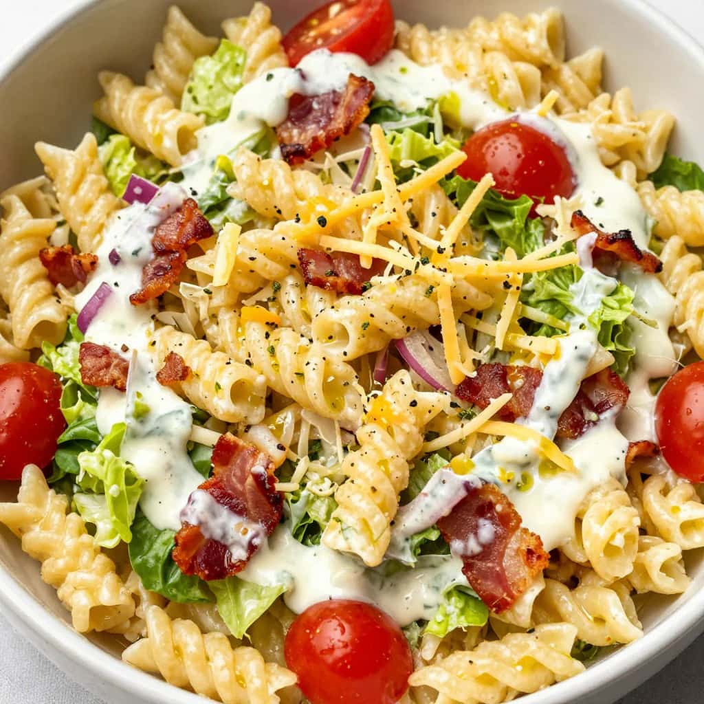 Salade de pâtes BLT