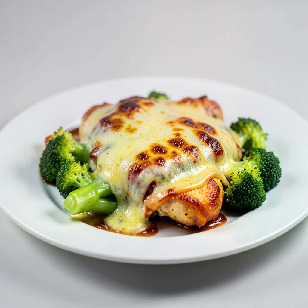 Cheesy Chicken and Broccoli Skillet