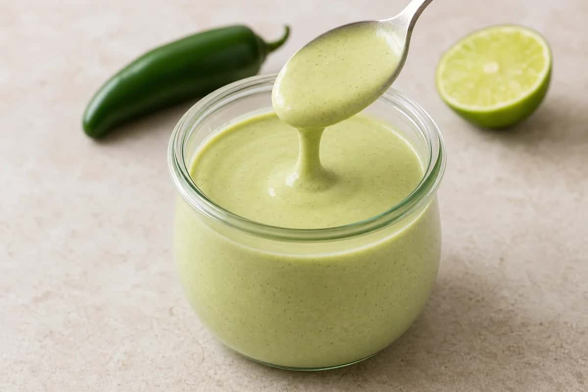 Dressing di anacardi e jalapeño al gusto di formaggio