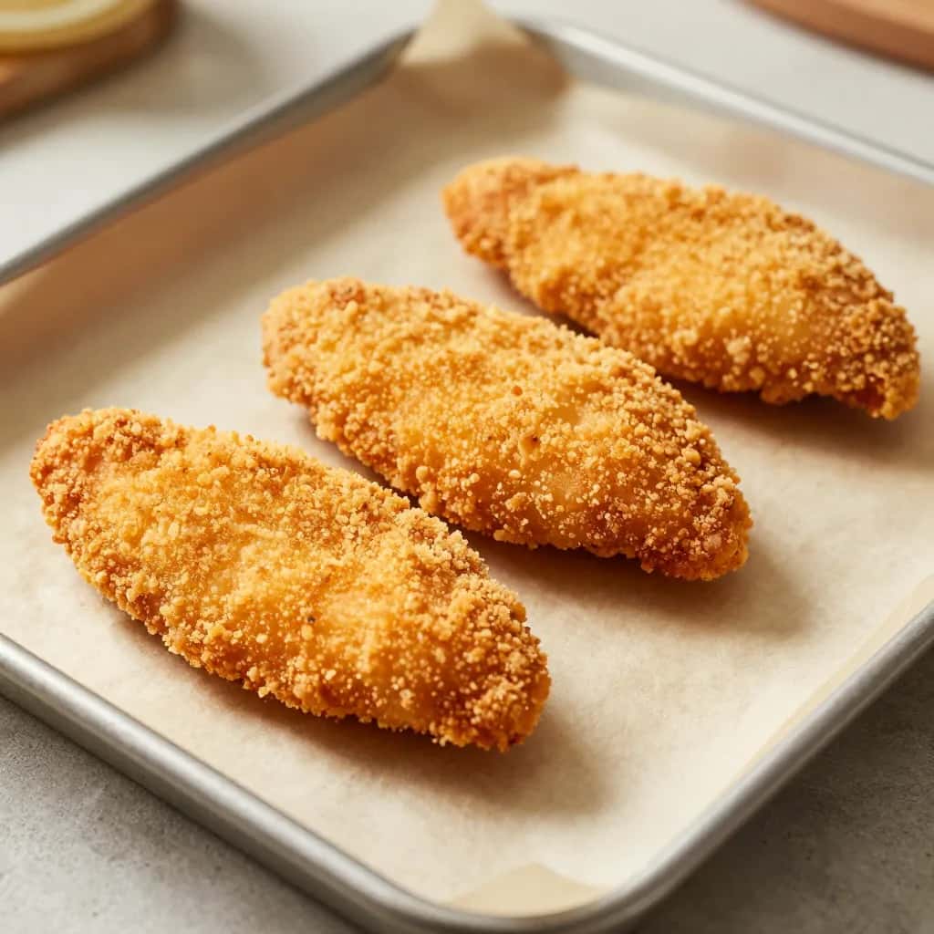 Strisce di pollo croccanti
