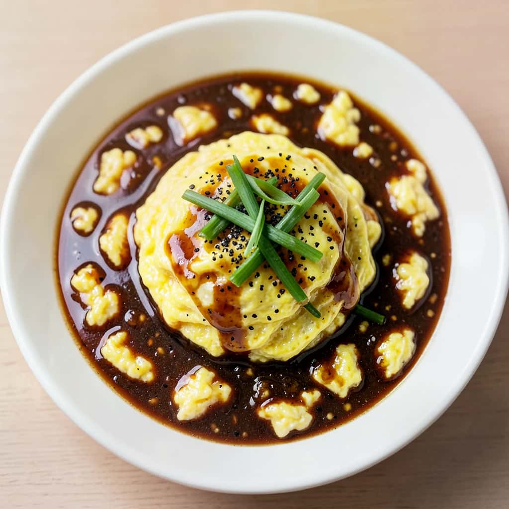 Chinesische Eier mit Sojasauce