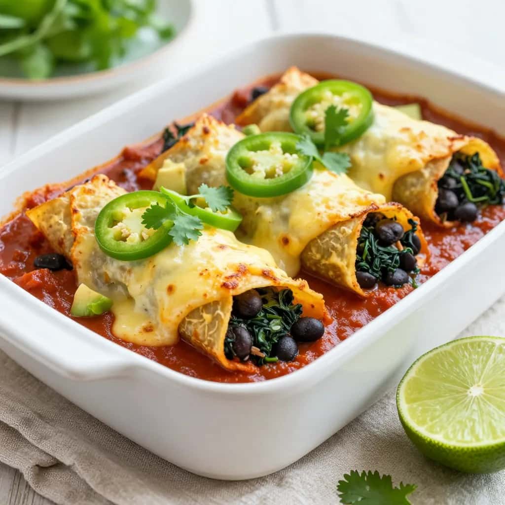 Einfache Käse-Enchiladas