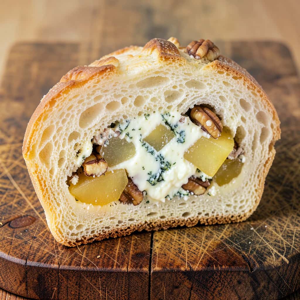 Pear and Gorgonzola Focaccia