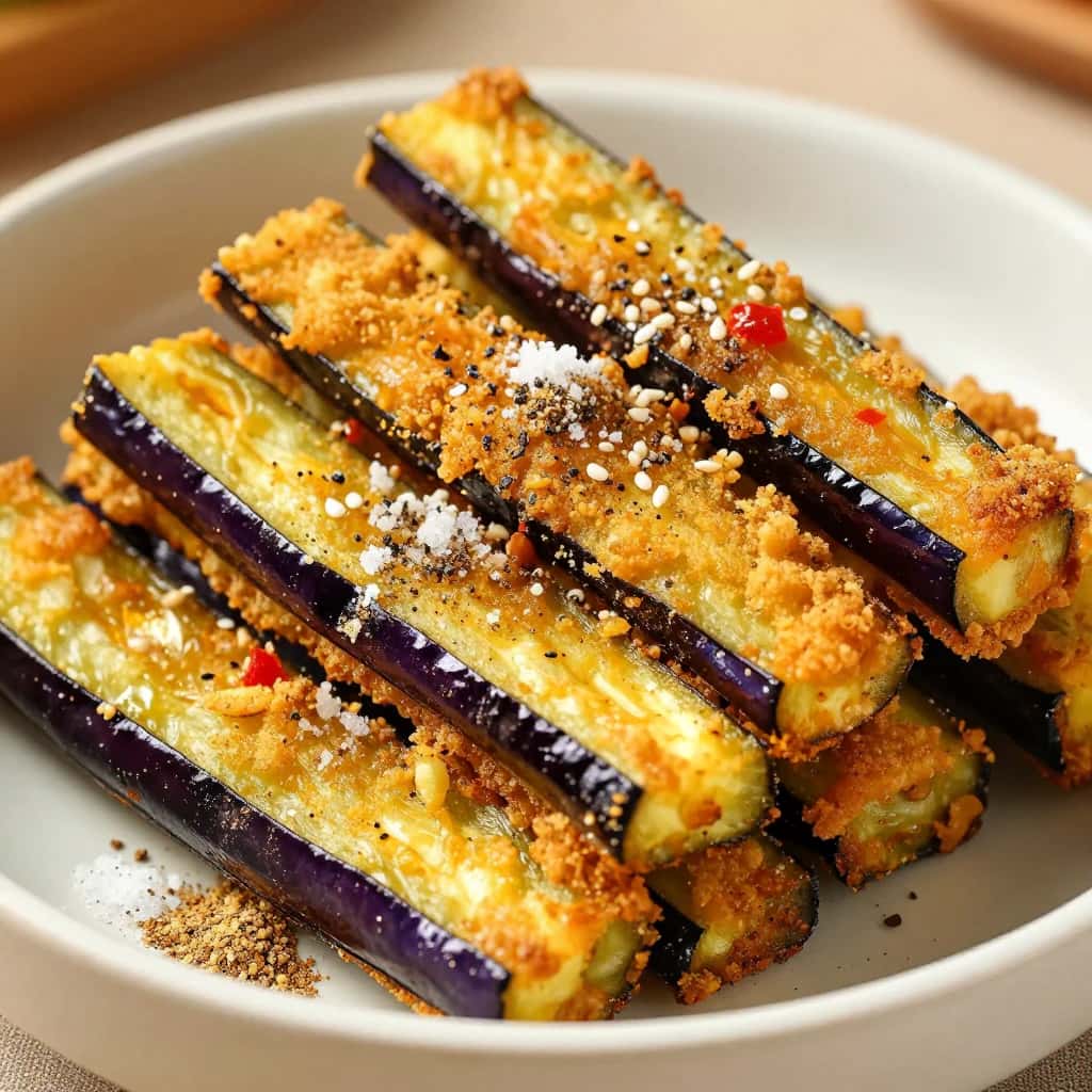 Aubergines frites, façon chinoise