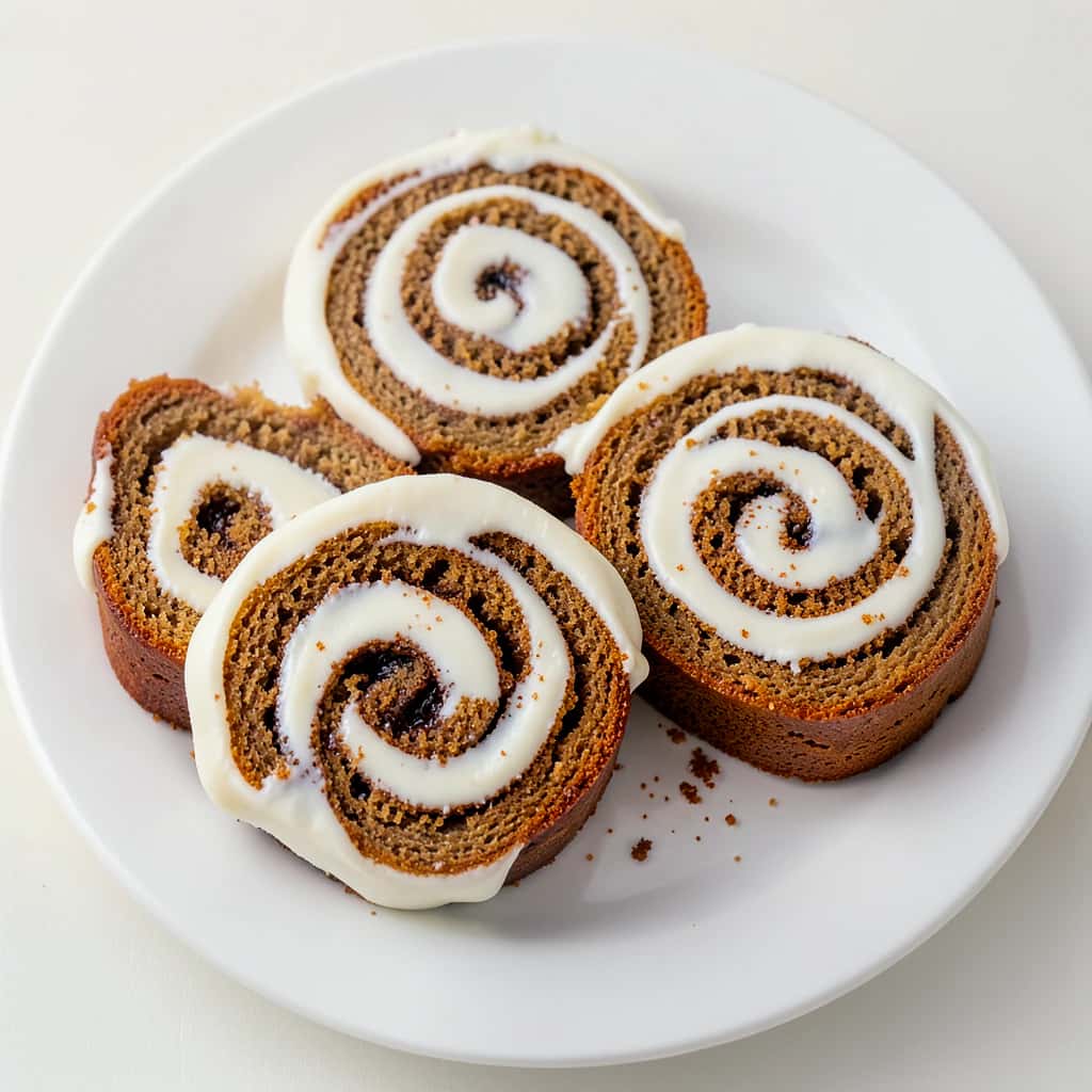 Buns au pain d'épices et à la cannelle, glacés