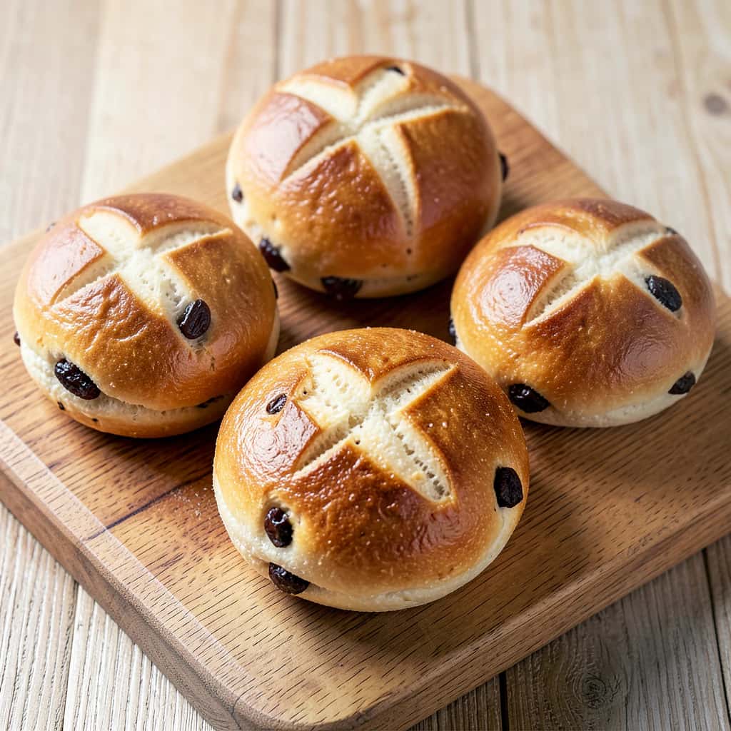 Brioches de Pâques (Hot Cross Buns)