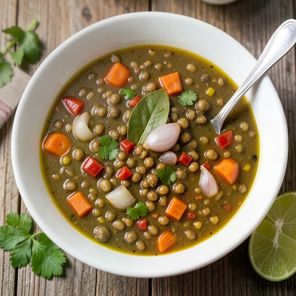 Instant Pot Lentil Barley Soup