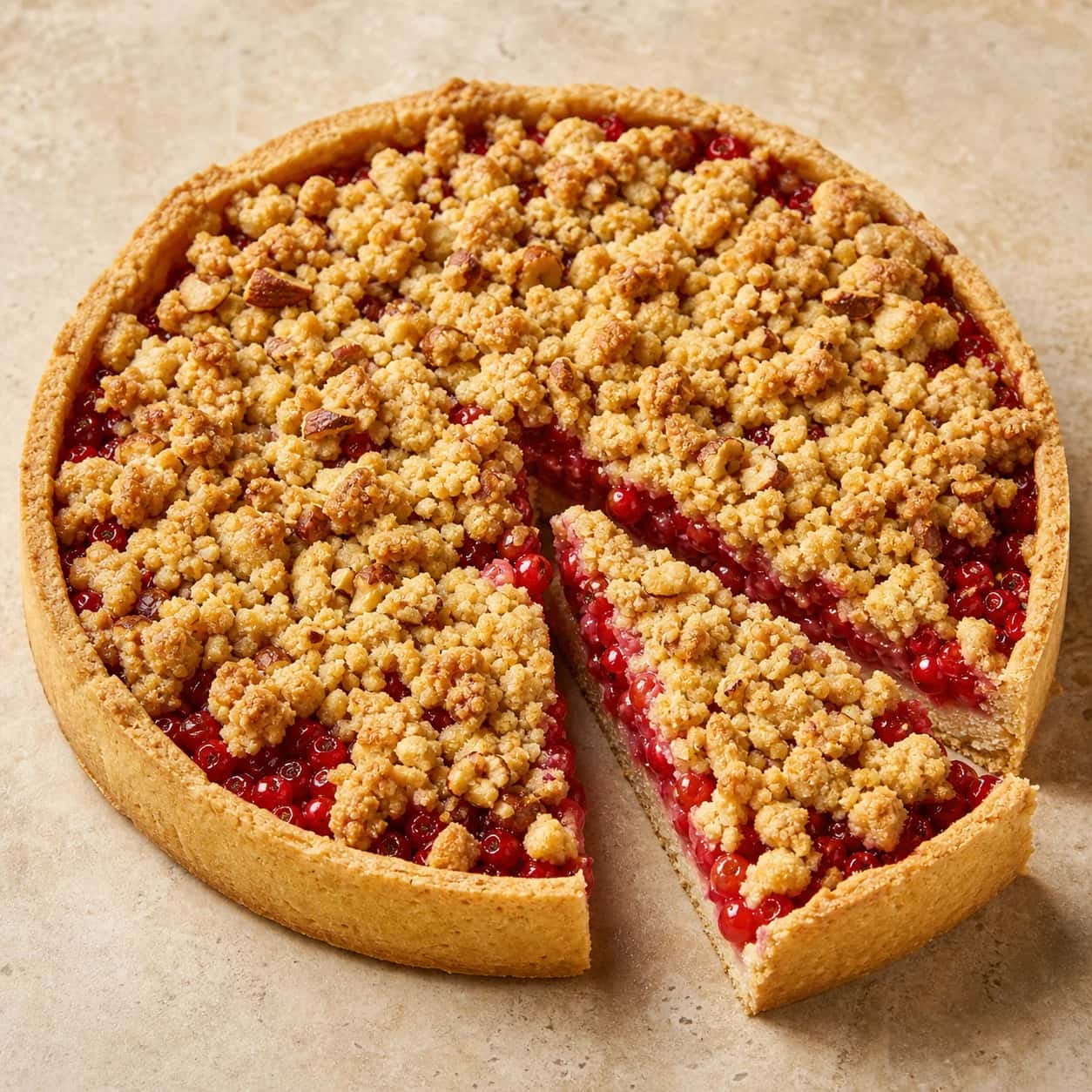 Johannisbeer-Streuselkuchen