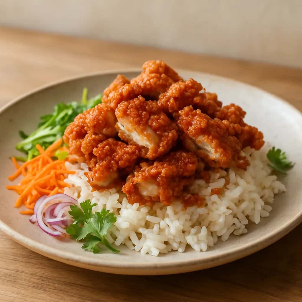 KFC Thai Spicy Chicken Rice Bowl (Khao Yum Gai Zabb)