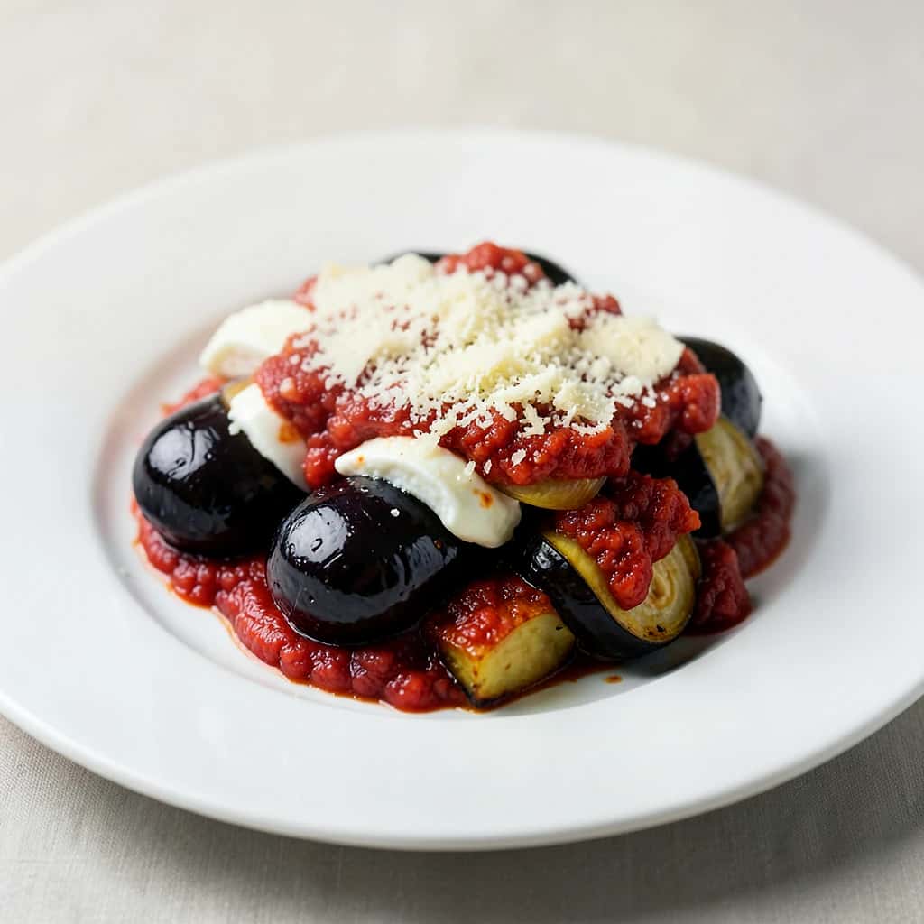 Berengena a la parmesana