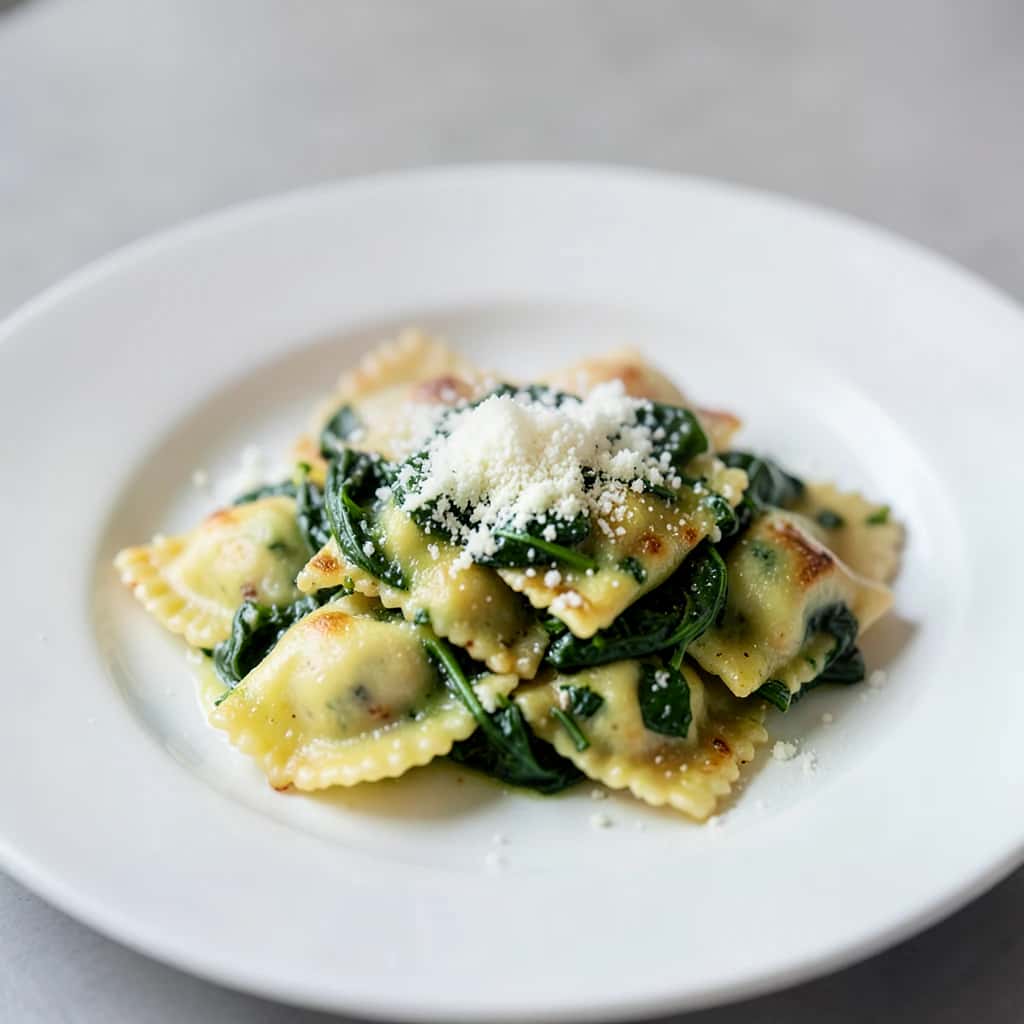 Ravioli ricotta e spinaci