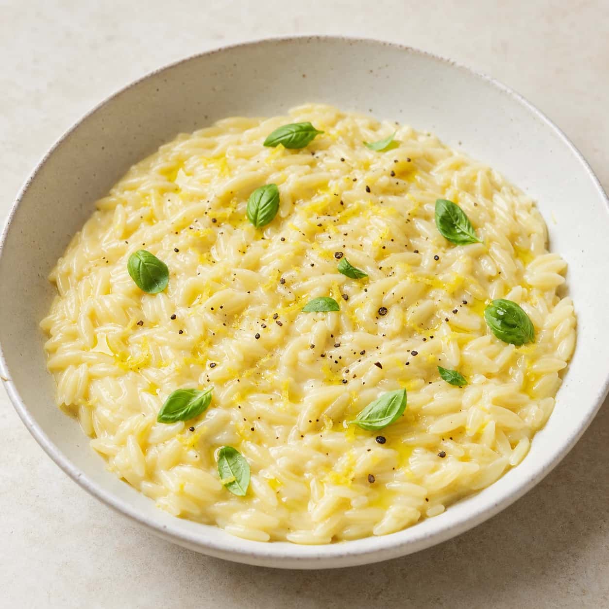 Risoni Crémeux au Stracchino et au Citron