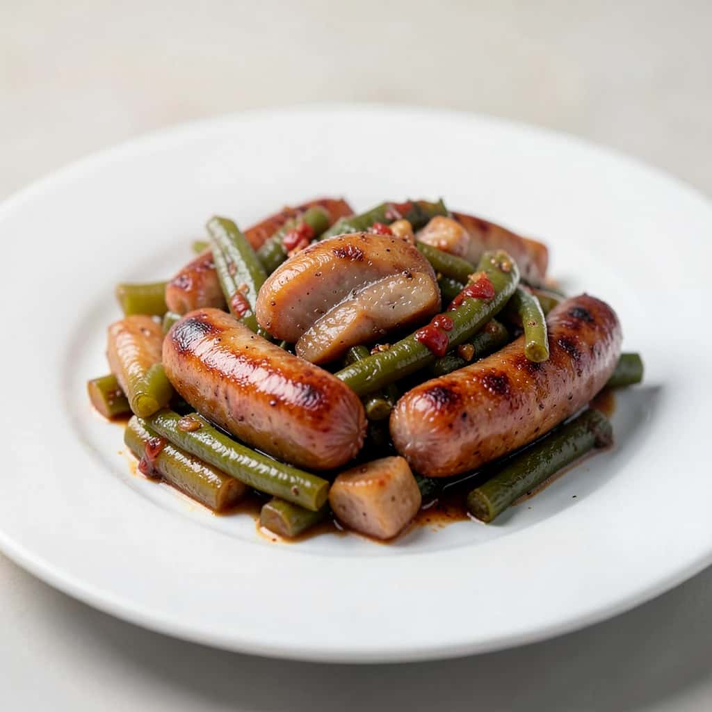 Saucisse et friarielli