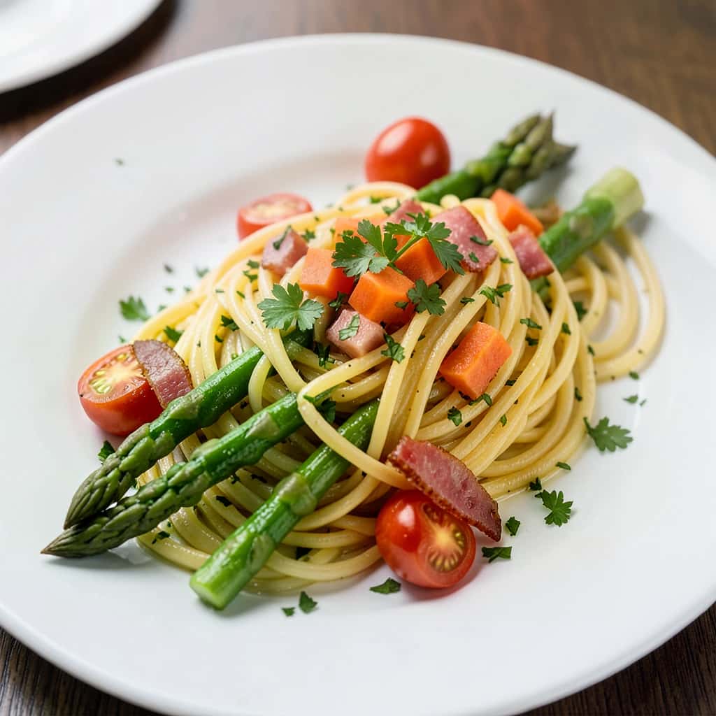 Spaghetti with Asparagus