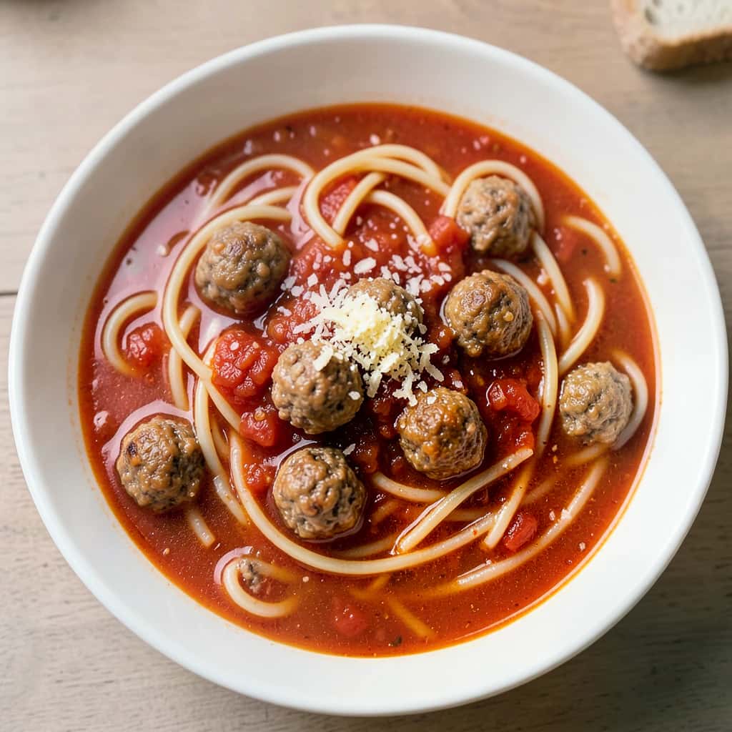 Spaghetti Os and Meatballs