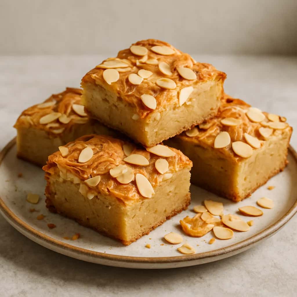 Almond Croissant Blondies