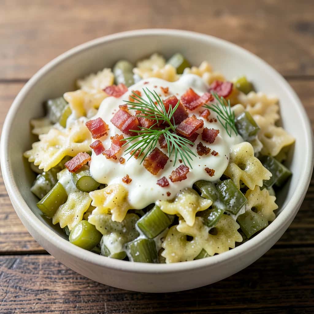 Dill Pickle Pasta Salad