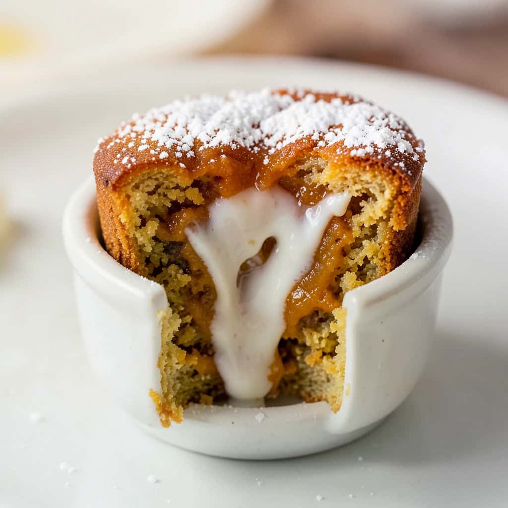 Pumpkin tart with a warm heart