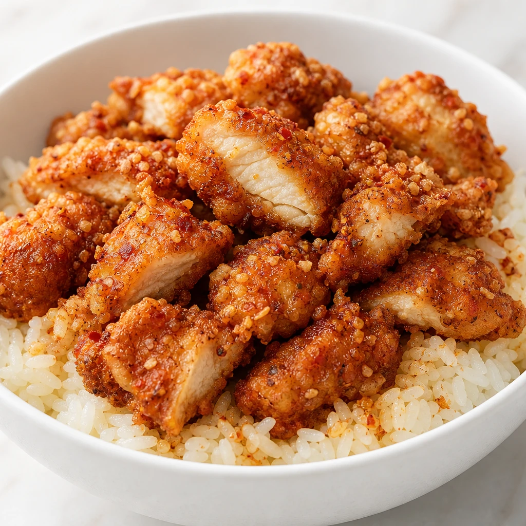 Hot Chicken Rice KFC Thai Spicy Chicken Rice Bowl | Global Cucina