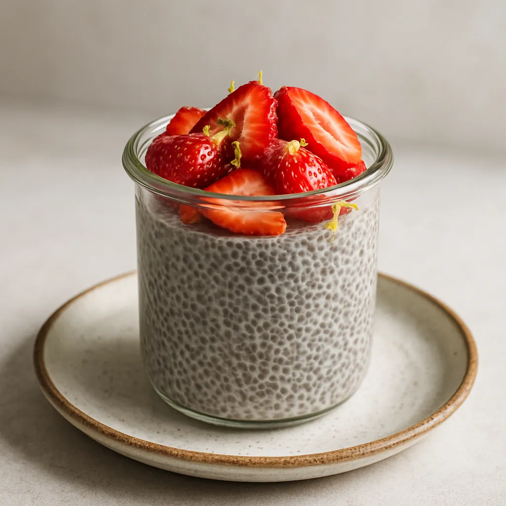 The Best Strawberry Chia Pudding